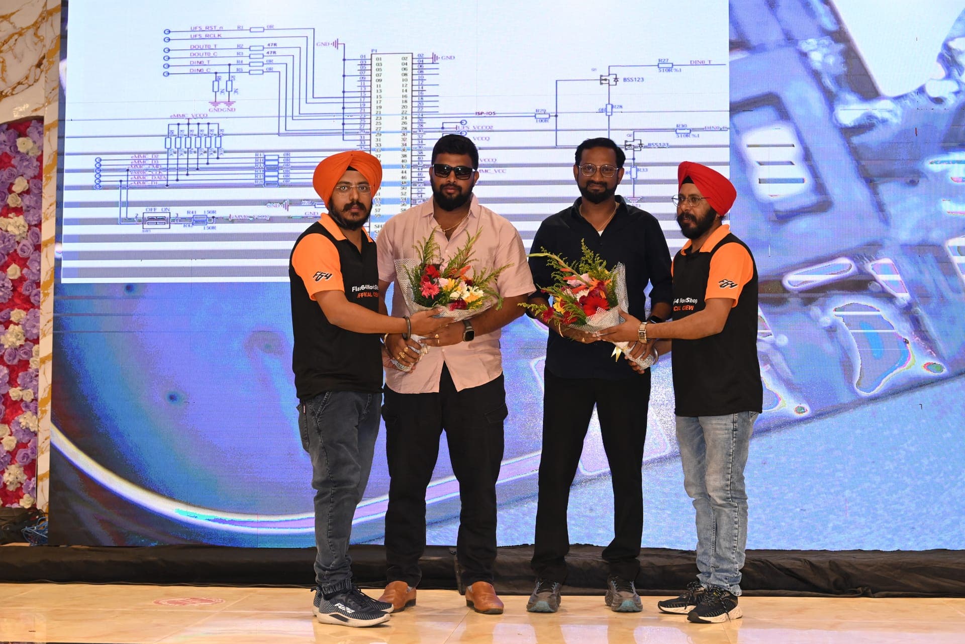 Award ceremony group photo at MBT